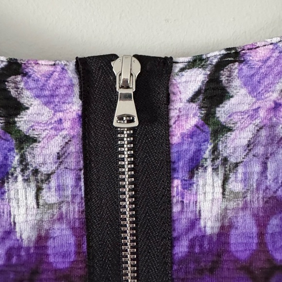 Cartise Red and Purple Asymmetrical Sheath Dress for Wedding Guest - Picture 7 of 7